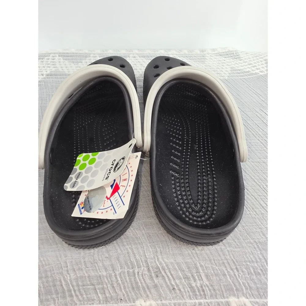 Crocs Chicago White Sox MLB Classic Clogs Black Pearl Mens 6 Womens 8 NEW
